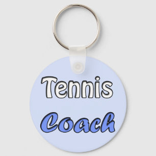 Tennis Coach Key Ring