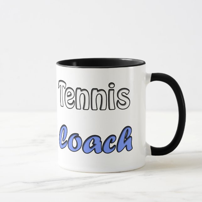 Tennis Coach Mug (Right)