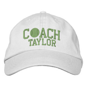 Tennis Coach Personalized Embroidered Hat