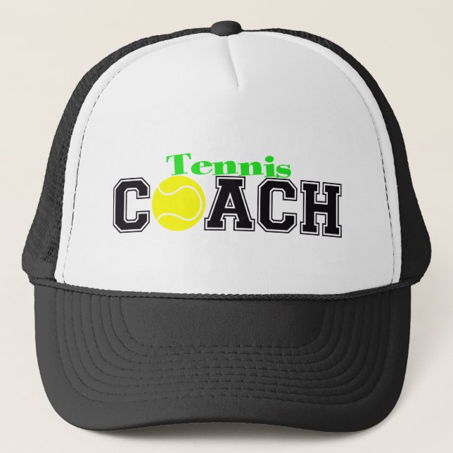Tennis Coach Trucker Hat (Front)