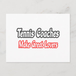 Tennis Coaches...Great Lovers Postcard