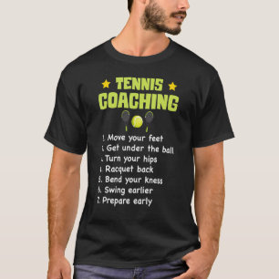 Tennis Coaching 101 Vintage Best Tennis Coaching T T-Shirt