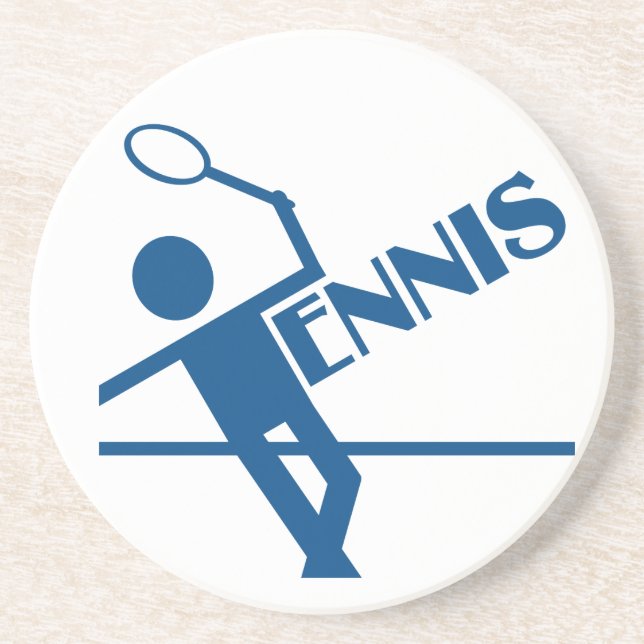 Tennis coaster, customise coaster (Front)