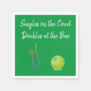 Tennis & Cocktails Napkin