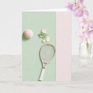 Tennis Collage Birthday Card