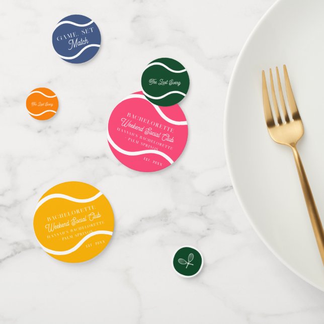 Tennis Country Club | Bachelorette  Confetti (Group)