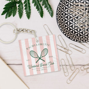 Tennis Country Club   Bachelorette  Key Ring