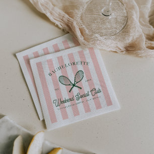 Tennis Country Club   Bachelorette  Napkin