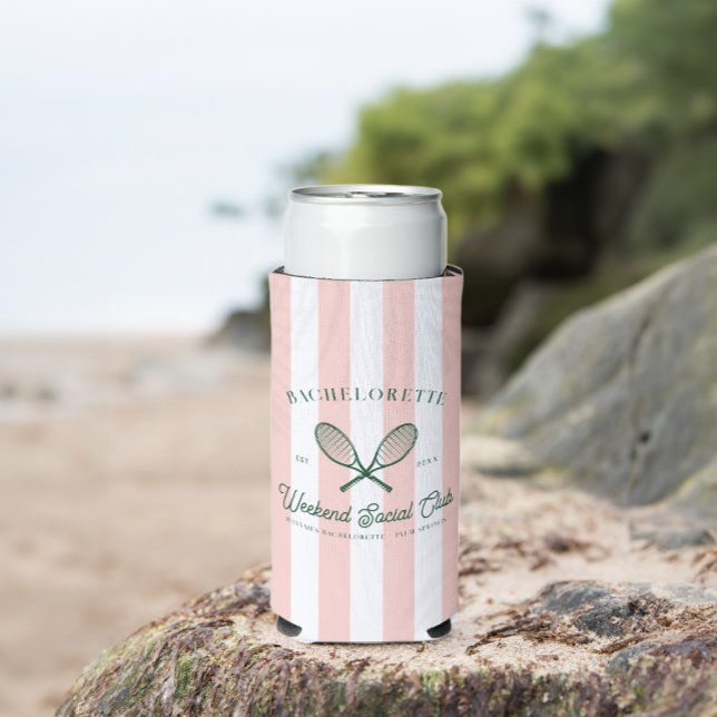 Tennis Country Club | Bachelorette  Seltzer Can Cooler (Creator Uploaded)