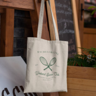 Tennis Country Club   Bachelorette  Tote Bag