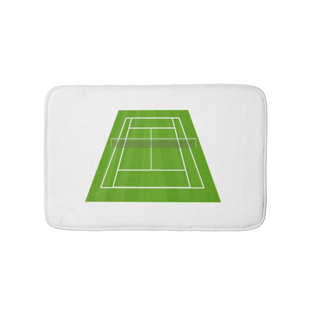 Tennis court bath mat (Front)