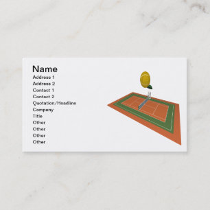 Tennis Court Business Card