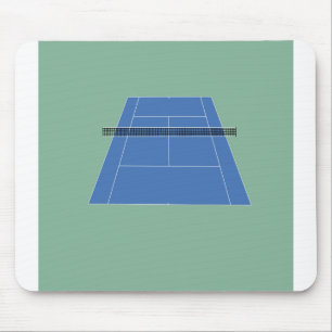 Tennis Court - Green and Blue Mouse Mat