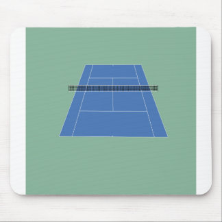 Tennis Court - Green and Blue Mouse Mat