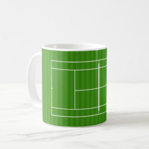 TENNIS COURT LINE MARKING coffee mug