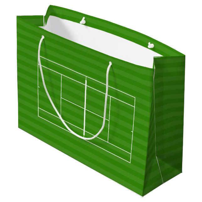 TENNIS COURT LINE MARKING Gift Bag (Back Angled)