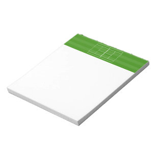 TENNIS COURT LINE MARKING NOTEPAD