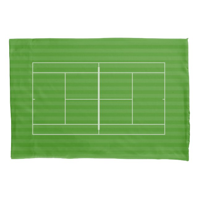 TENNIS COURT LINE MARKING PILLOWCASE (Front)