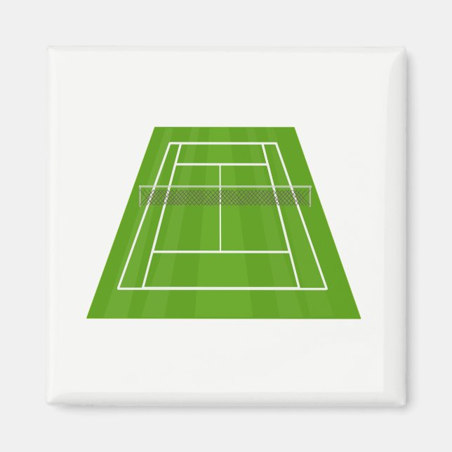 Tennis court magnet (Front)