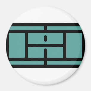 tennis-court magnet