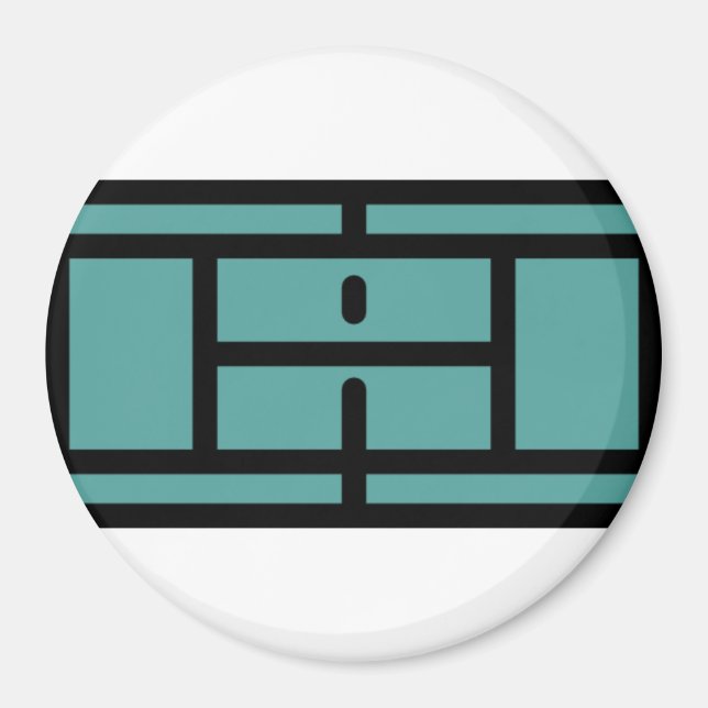 tennis-court magnet (Front)