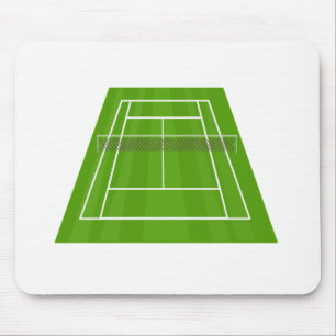 Tennis court mouse mat