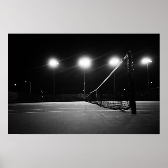 tennis court poster (Front)