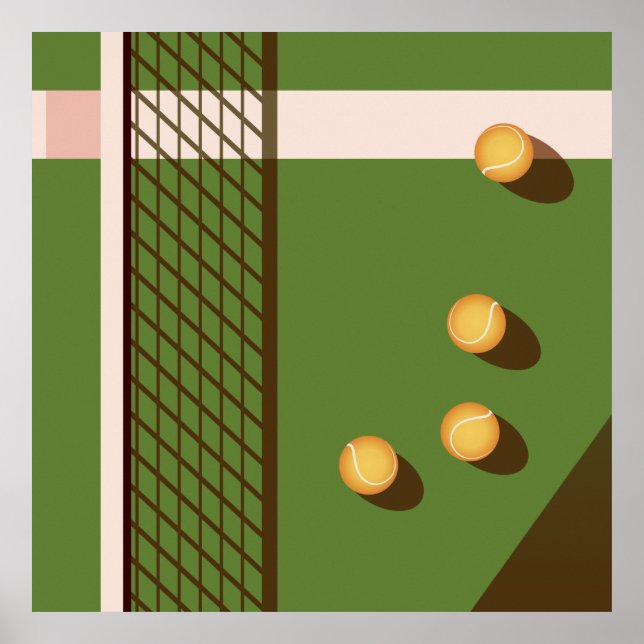 Tennis Court Poster (Front)