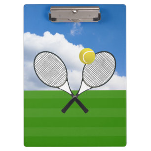 Tennis Court & Tennis Ball Clipboard
