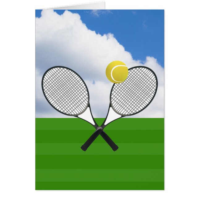 Tennis court & TENNIS RACKETS (Front)