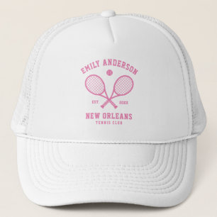 Tennis Custom Club Name Trucker Hat