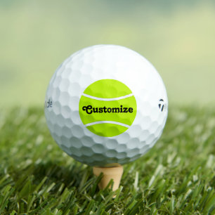 Tennis Custom Player or Team Name Personalised Golf Balls