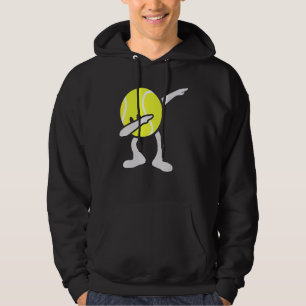 Tennis Dabbing Tennis Ball Tennis Player Ball Spor Hoodie