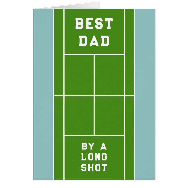 Tennis Dad Father's Day Card (Front)