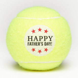 Tennis Dad Happy Father's Day Tennis Balls