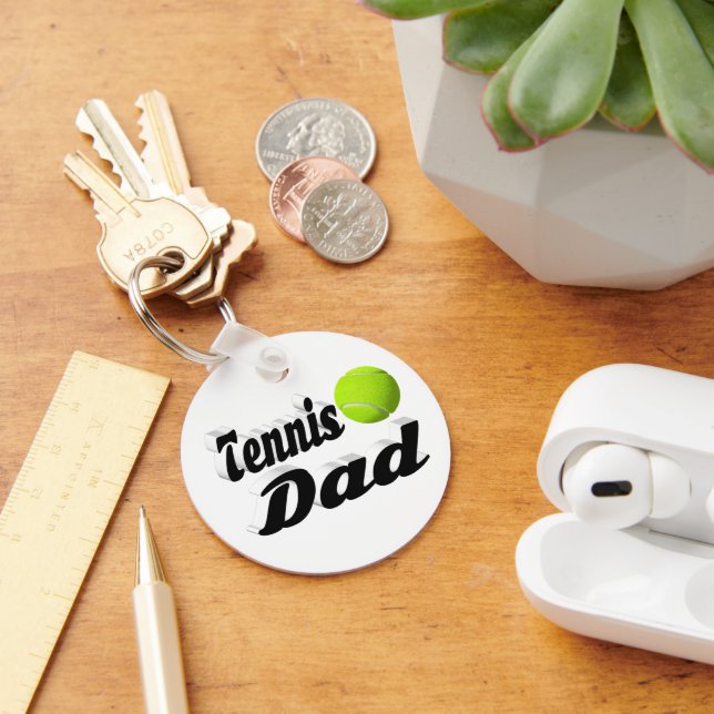 Tennis Dad  Key Ring (Desk)