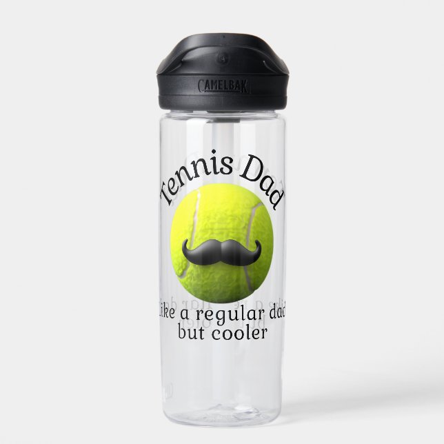 Tennis Dad Water Bottle (Back)