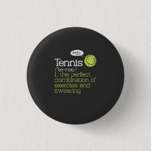Tennis Definition 3 Cm Round Badge