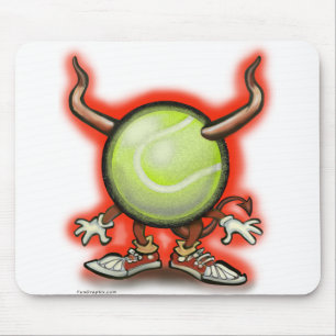 Tennis Demon Mouse Mat