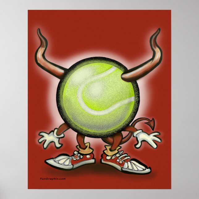 Tennis Demon Poster (Front)