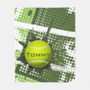 Tennis Design 1 Fleece Blanket