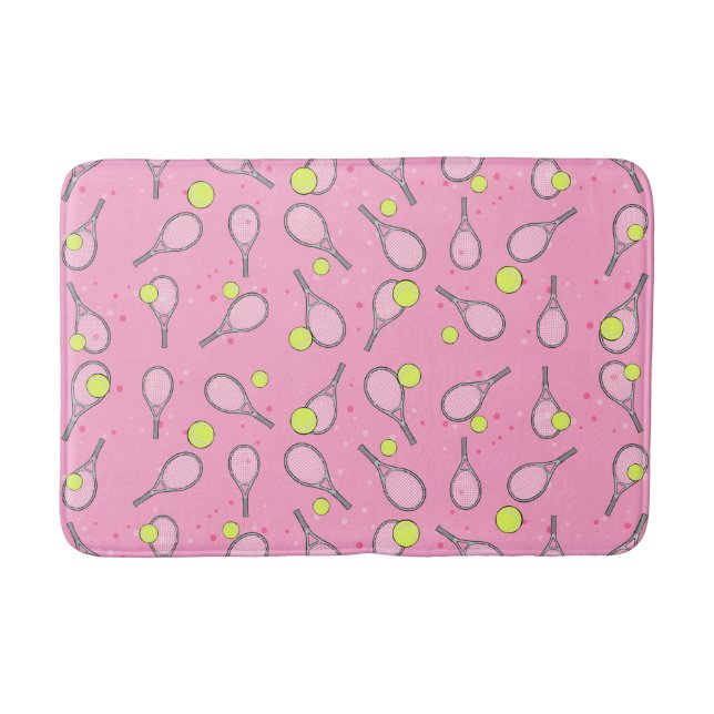 Tennis Design Bath Mat (Front)
