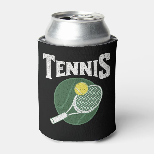 Tennis design can cooler (Can Front)