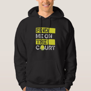 Tennis Design For A Tennis Hoodie