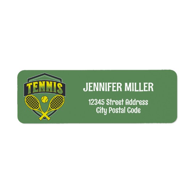 Tennis design for tennis lovers (Front)