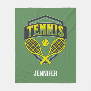 Tennis design for tennis lovers fleece blanket