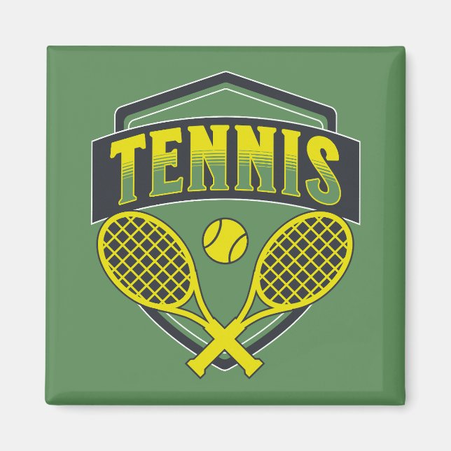 Tennis design for tennis lovers magnet (Front)