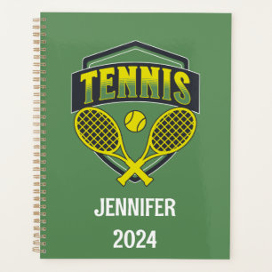 Tennis design for tennis lovers planner