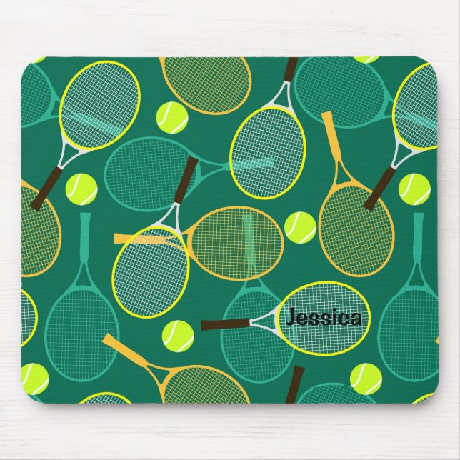 Tennis Design  Mouse Mat (Front)