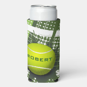 Tennis Design Seltzer Can Cooler